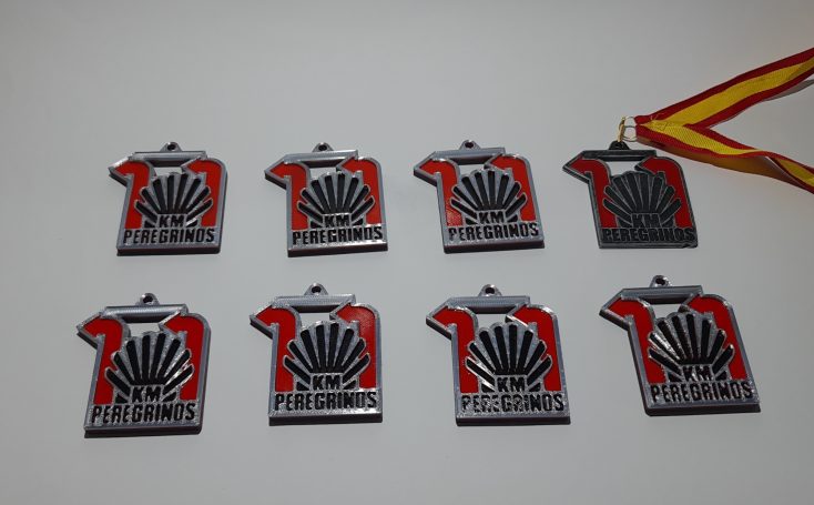 Replicas medallas 101 Peregrinos